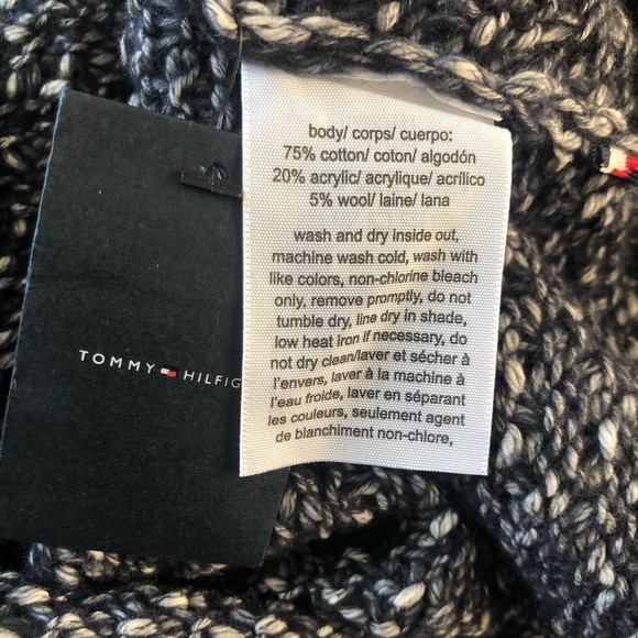 Tommy Hilfiger Marl Button Detail Sweater - Picture 11 of 11